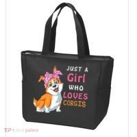 Just A Girl Who Loves Corgis Tote Bag thumb 3