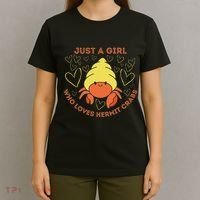 Just A Girl Who Loves Hermit Crabs Cute Hermit Crab Lover T-Shirt thumb 4