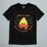 Just A Girl Who Loves Hermit Crabs Cute Hermit Crab Lover T-Shirt thumb 5