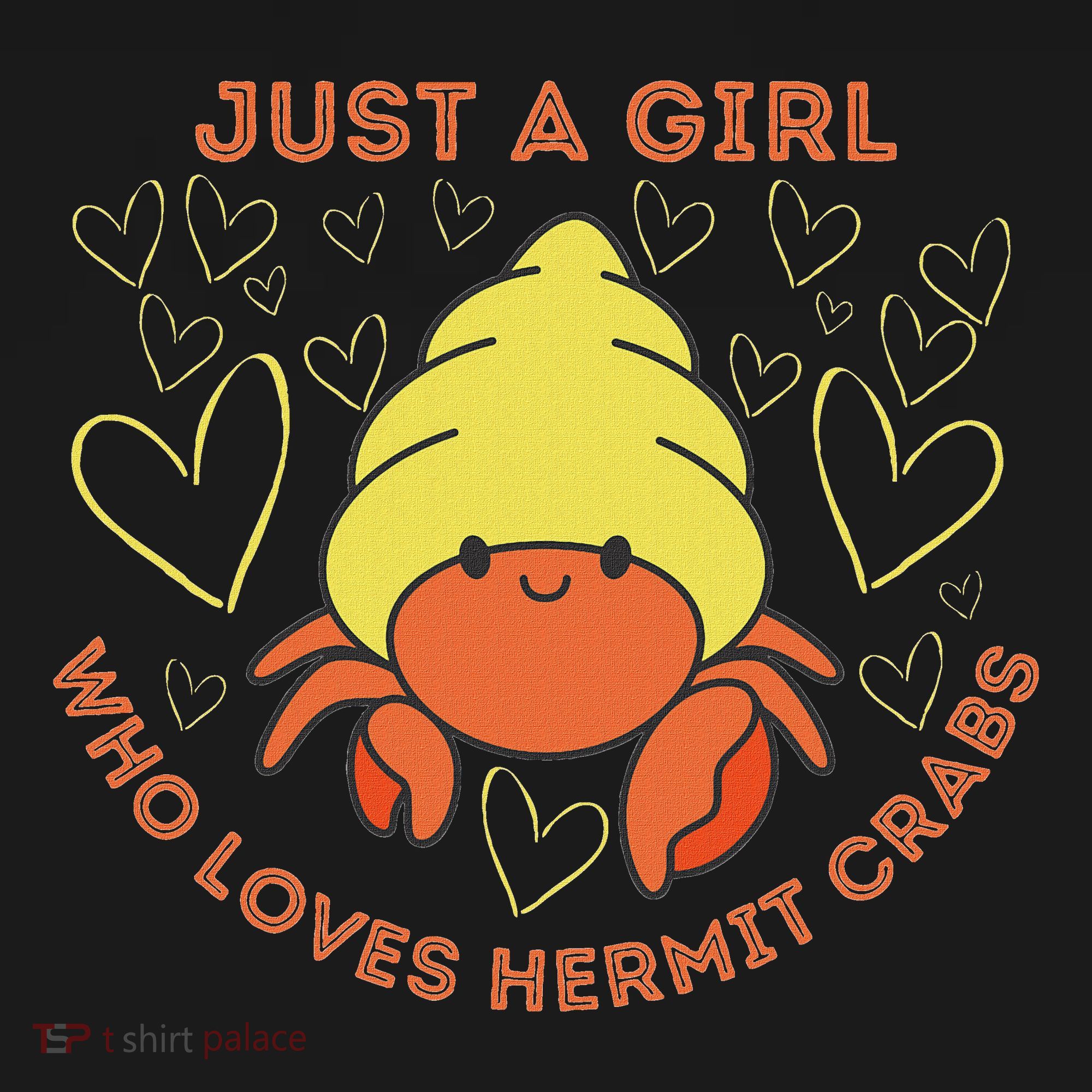 Just A Girl Who Loves Hermit Crabs Cute Hermit Crab Lover Women's Hoodie