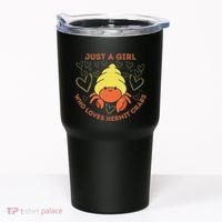 Just A Girl Who Loves Hermit Crabs Cute Hermit Crab Lover Tumbler thumb 0