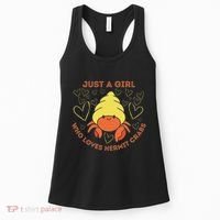 Just A Girl Who Loves Hermit Crabs Cute Hermit Crab Lover Women's Tank Top thumb 0