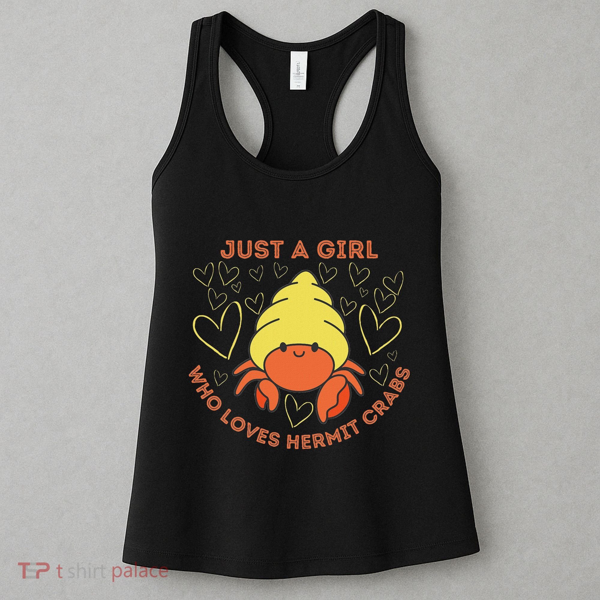 Just A Girl Who Loves Hermit Crabs Cute Hermit Crab Lover Women's Tank Top