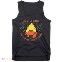 Just A Girl Who Loves Hermit Crabs Cute Hermit Crab Lover Tank Top thumb 0
