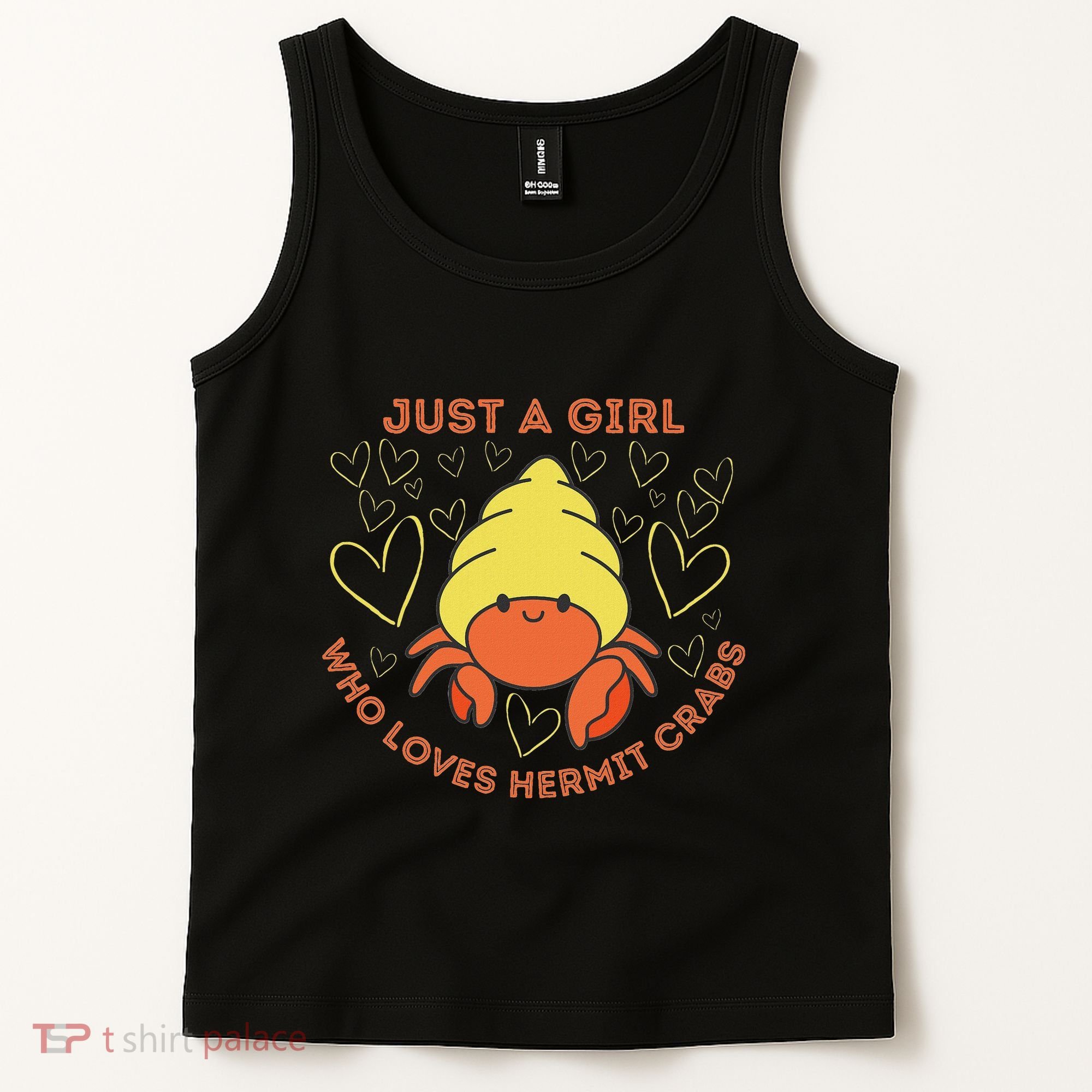 Just A Girl Who Loves Hermit Crabs Cute Hermit Crab Lover Tank Top