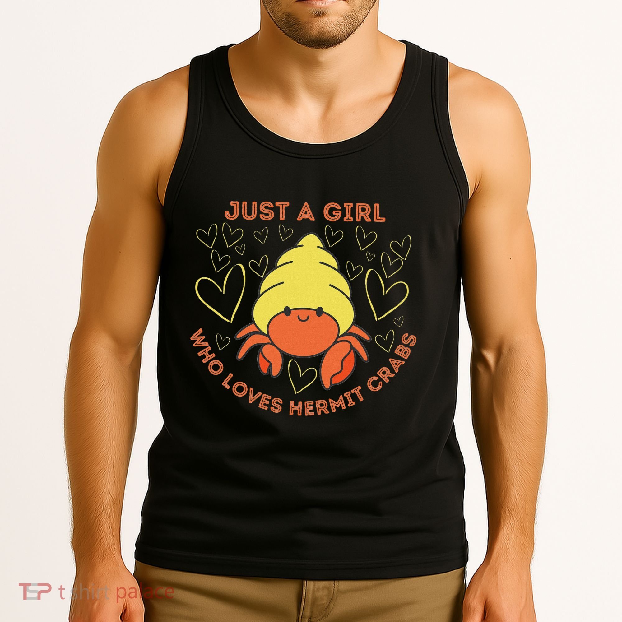 Just A Girl Who Loves Hermit Crabs Cute Hermit Crab Lover Tank Top