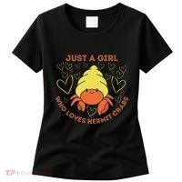 Just A Girl Who Loves Hermit Crabs Cute Hermit Crab Lover Women's T-Shirt thumb 0
