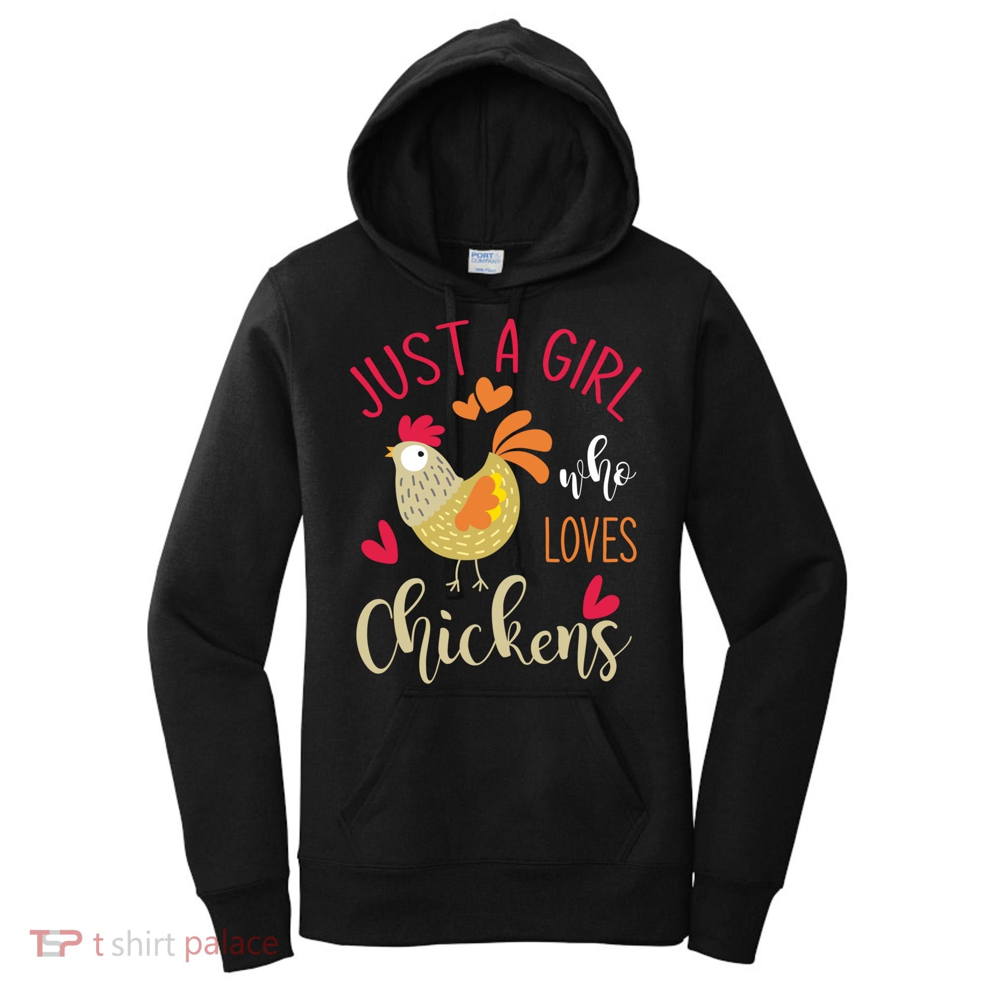 Just A Girl Who Loves Chickens Cool Gift Women's Hoodie