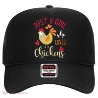 Just A Girl Who Loves Chickens Cool Gift Hat thumb 0