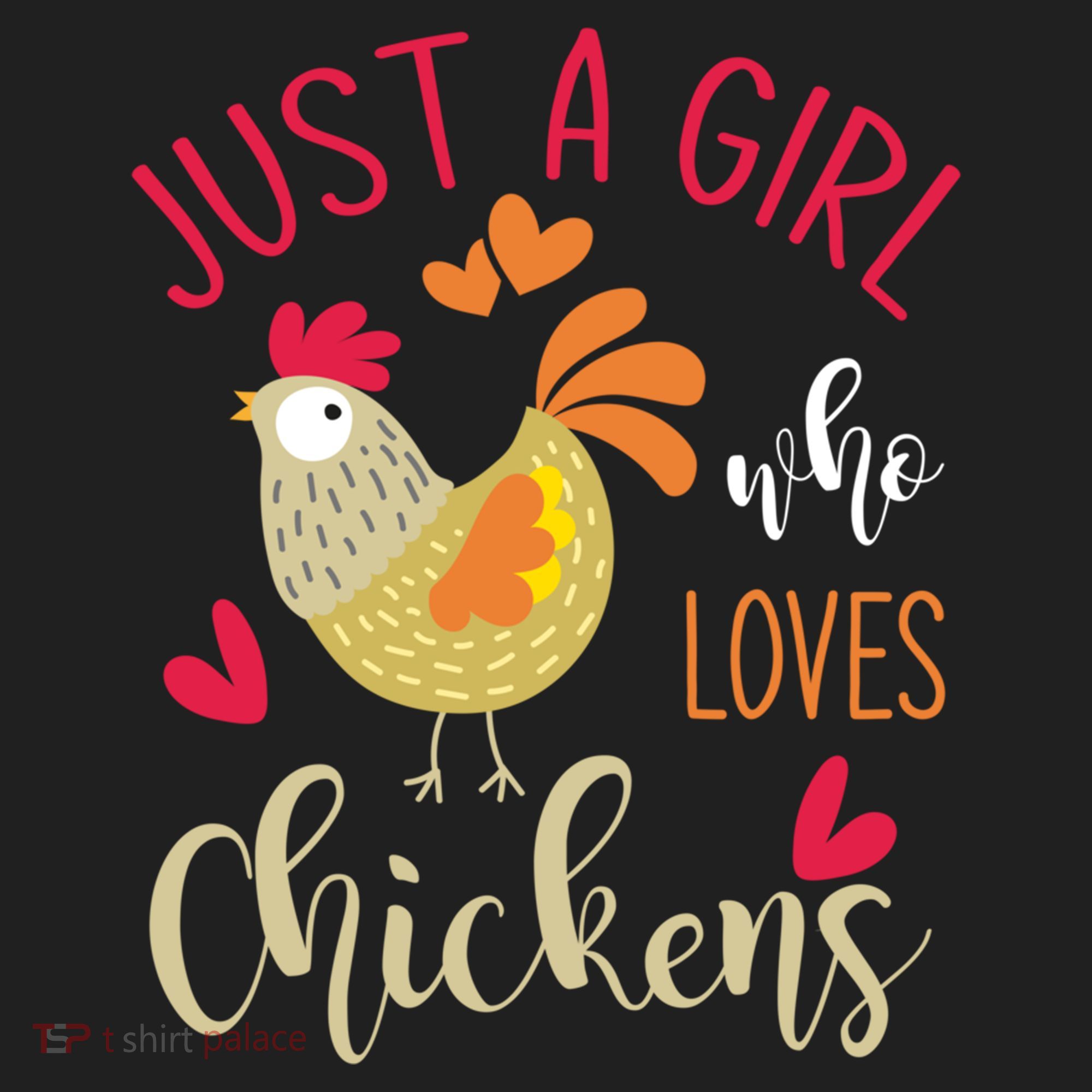 Just A Girl Who Loves Chickens Cool Gift Hat