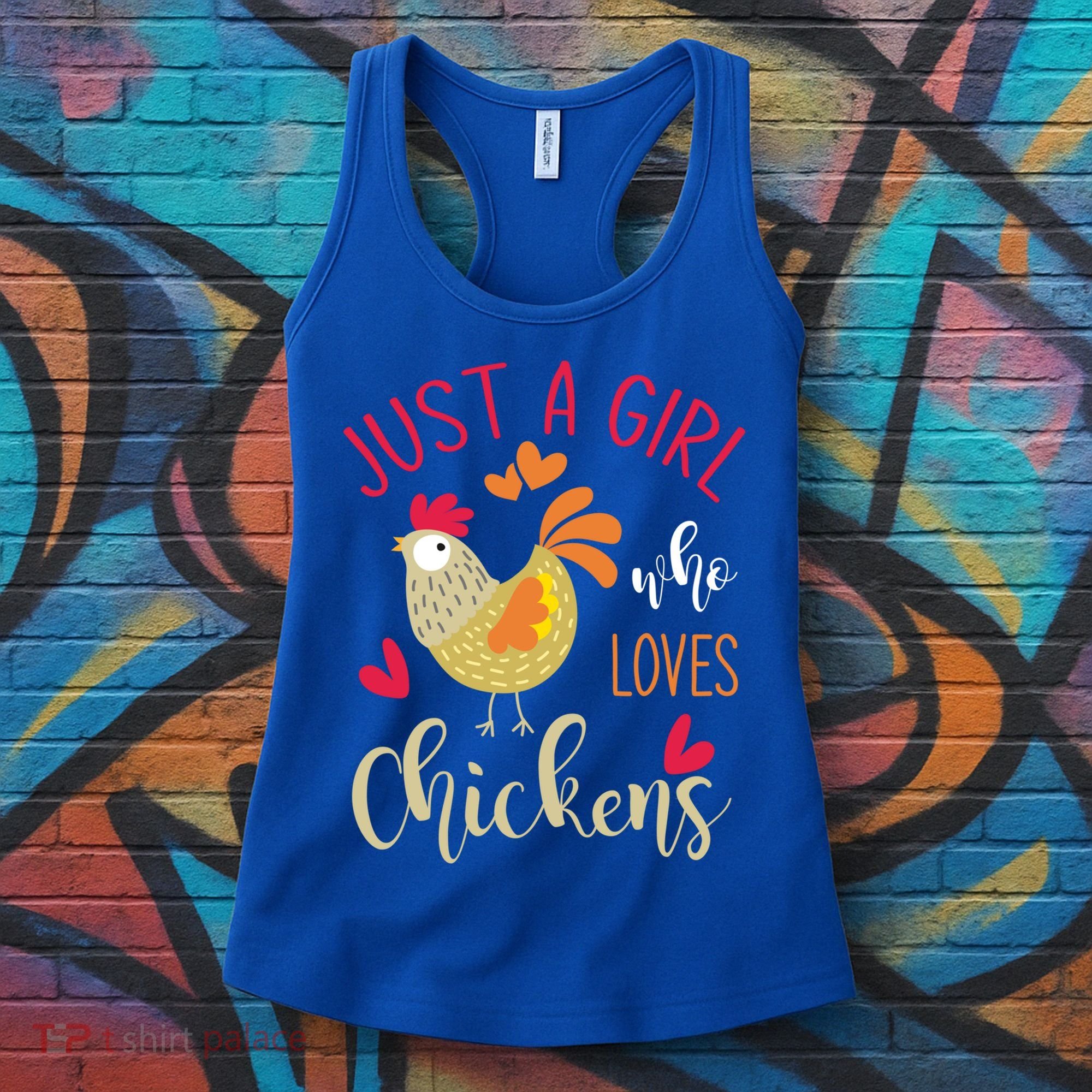 Just A Girl Who Loves Chickens Cool Gift Women's Tank Top