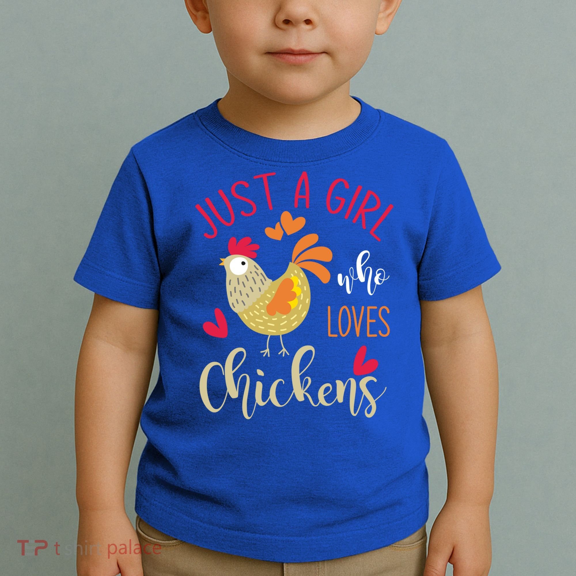 Just A Girl Who Loves Chickens Cool Gift Toddler T-Shirt