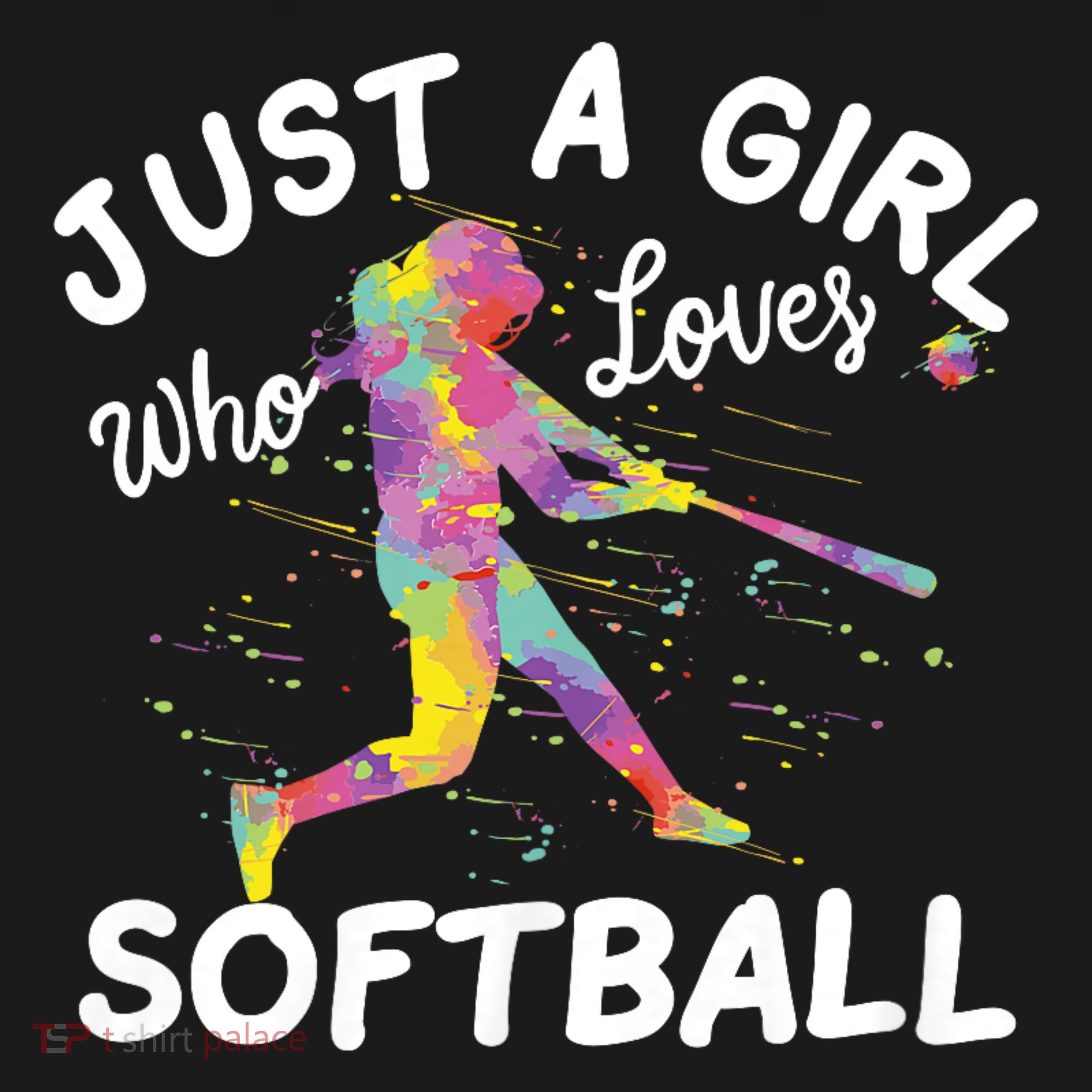Just A Girl Who Loves Softball Long Sleeve Shirt