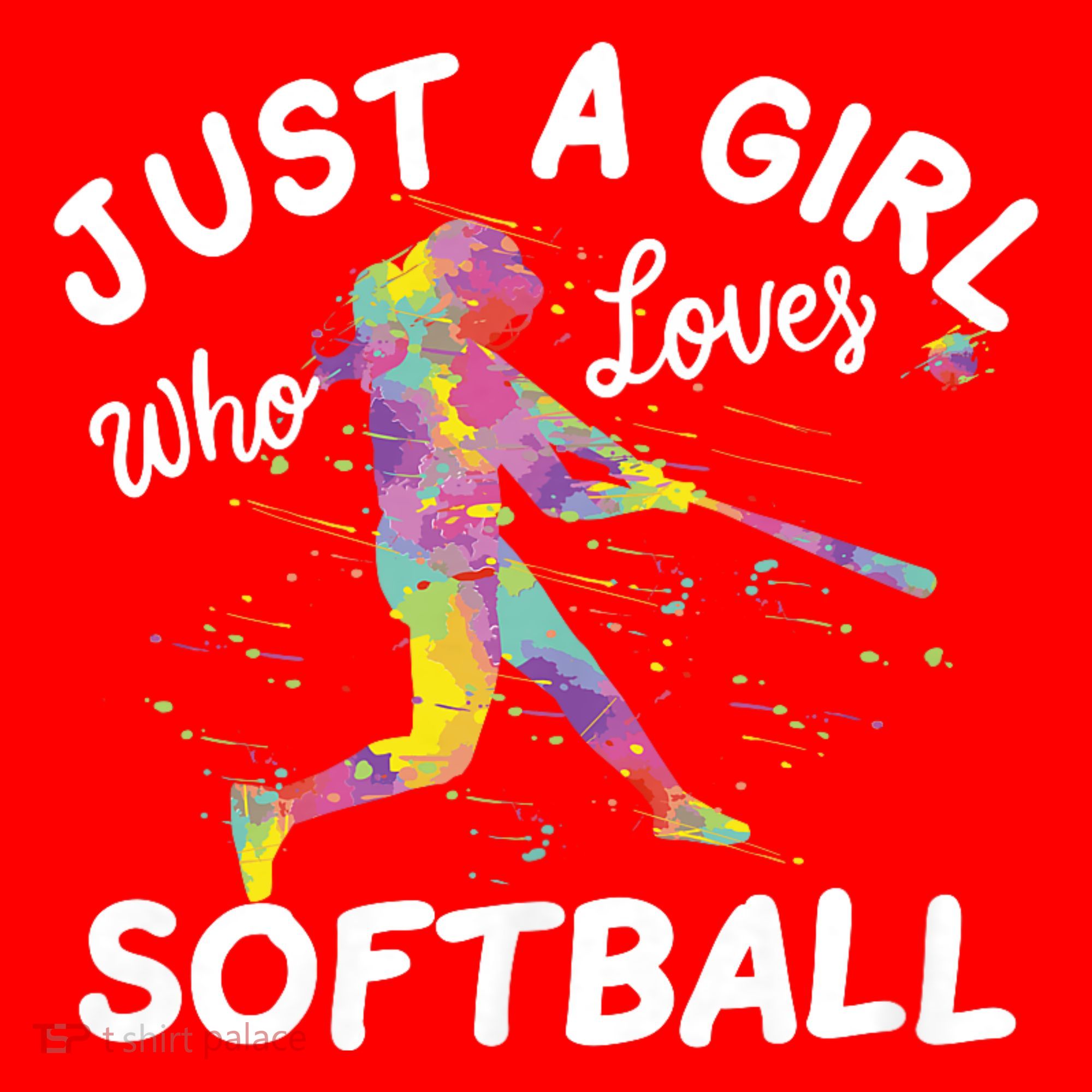 Just A Girl Who Loves Softball Santa Hat