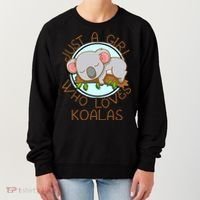 Just A Girl Who Loves Koala Bear Gift Women's Sweatshirt thumb 0