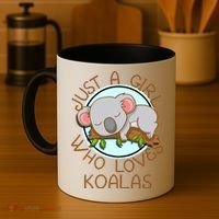 Just A Girl Who Loves Koala Bear Gift Coffee Mug thumb 4
