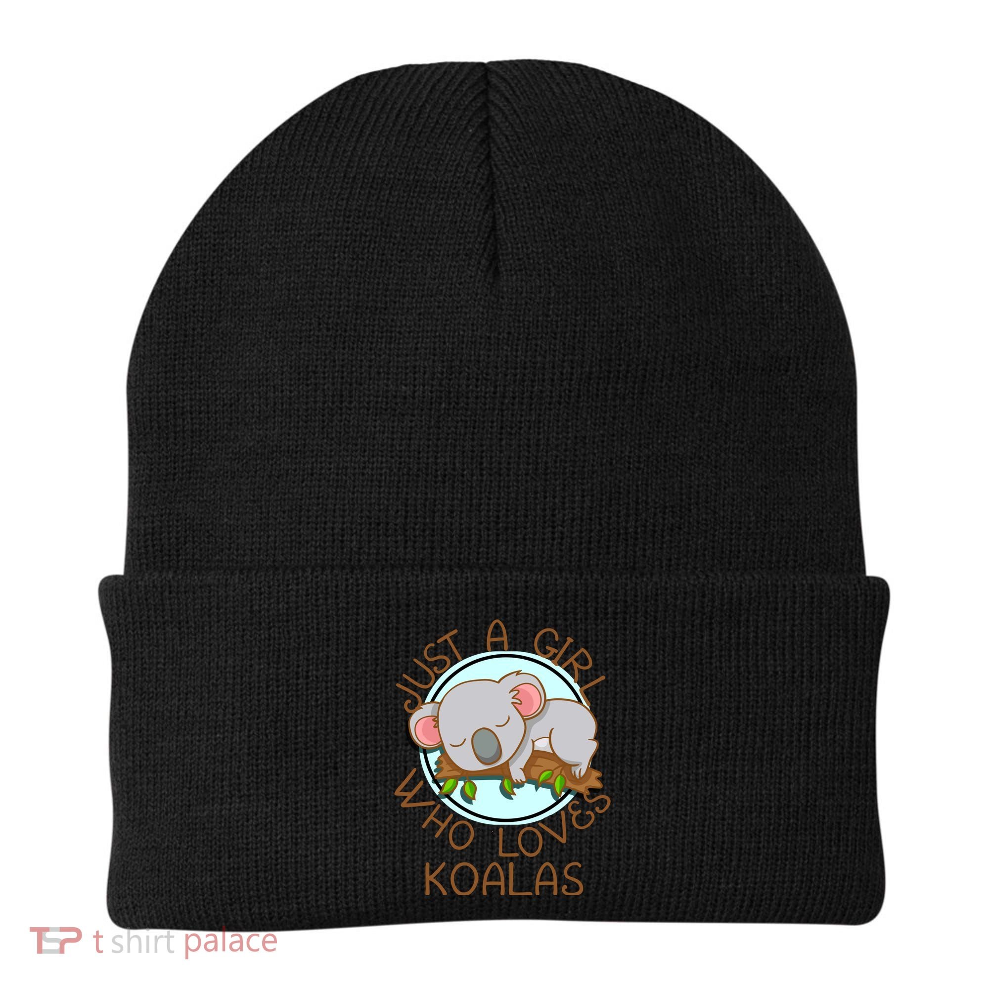 Just A Girl Who Loves Koala Bear Gift Beanie