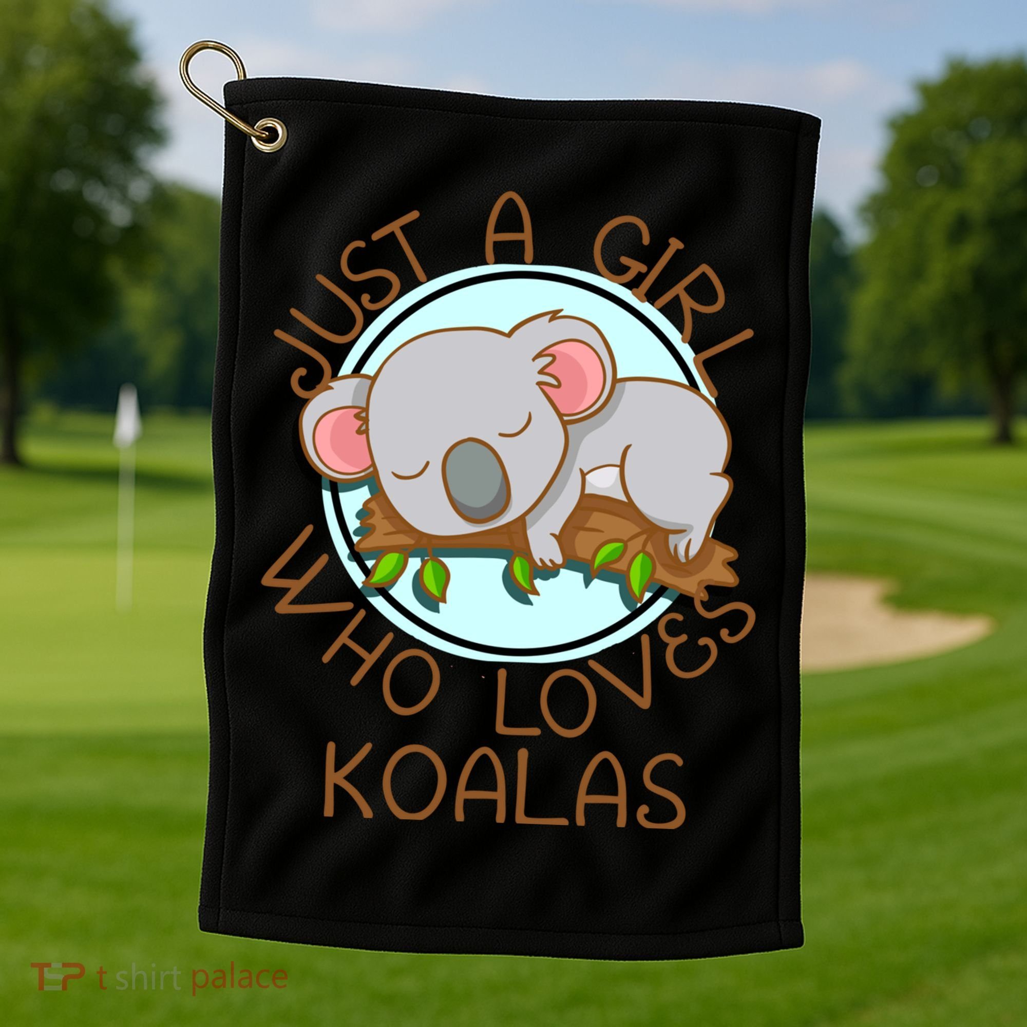 Just A Girl Who Loves Koala Bear Gift Golf Towel