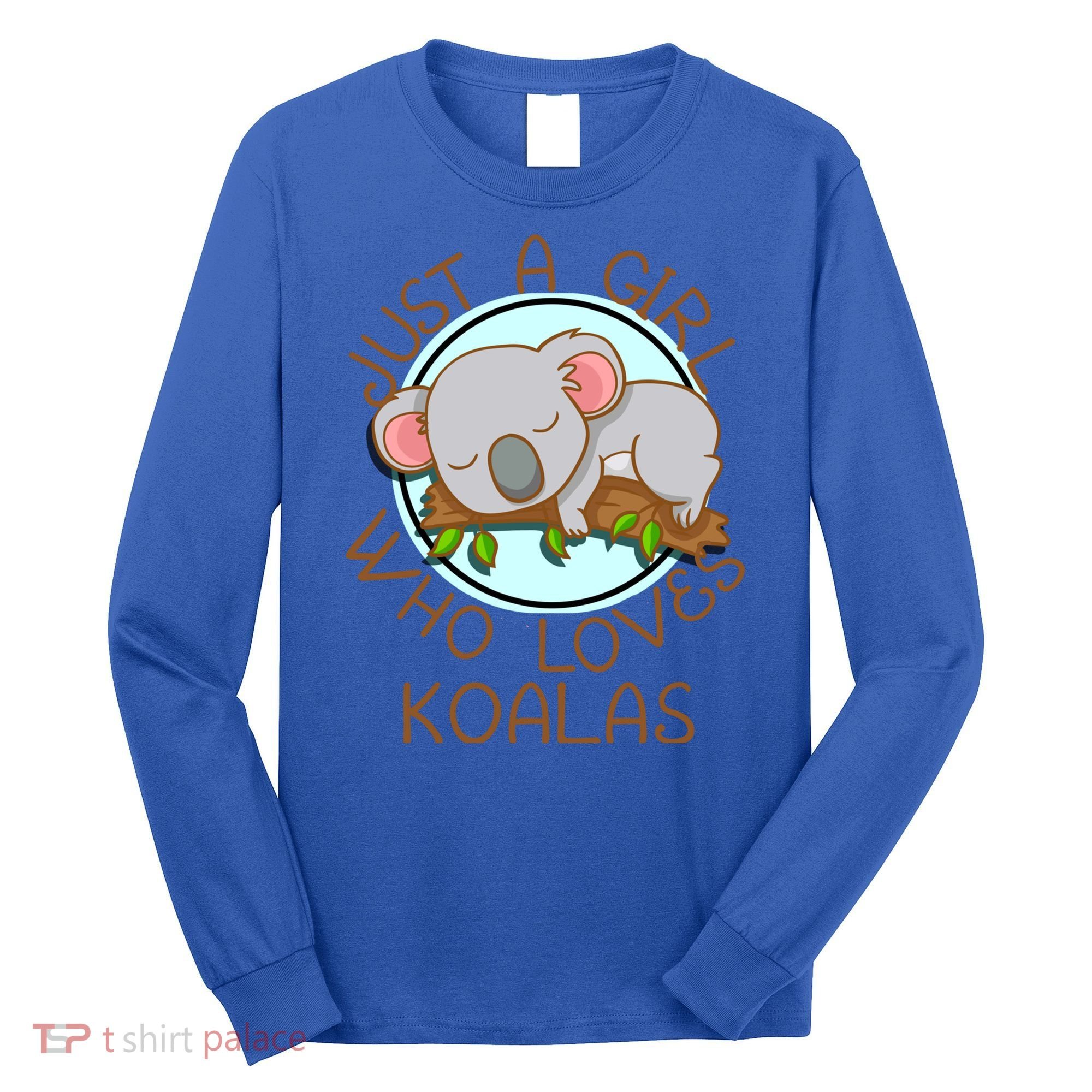 Just A Girl Who Loves Koala Bear Gift Long Sleeve Shirt
