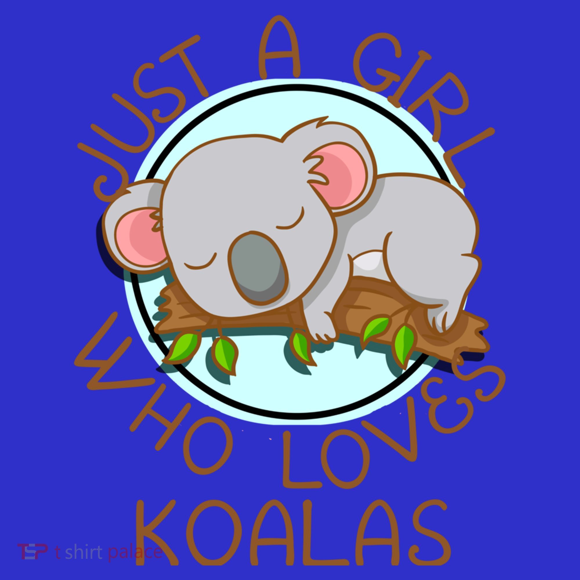 Just A Girl Who Loves Koala Bear Gift Mousepad