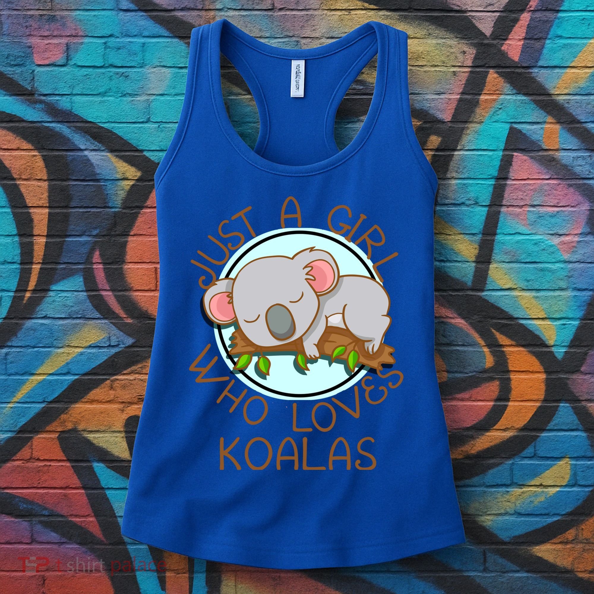 Just A Girl Who Loves Koala Bear Gift Women's Tank Top