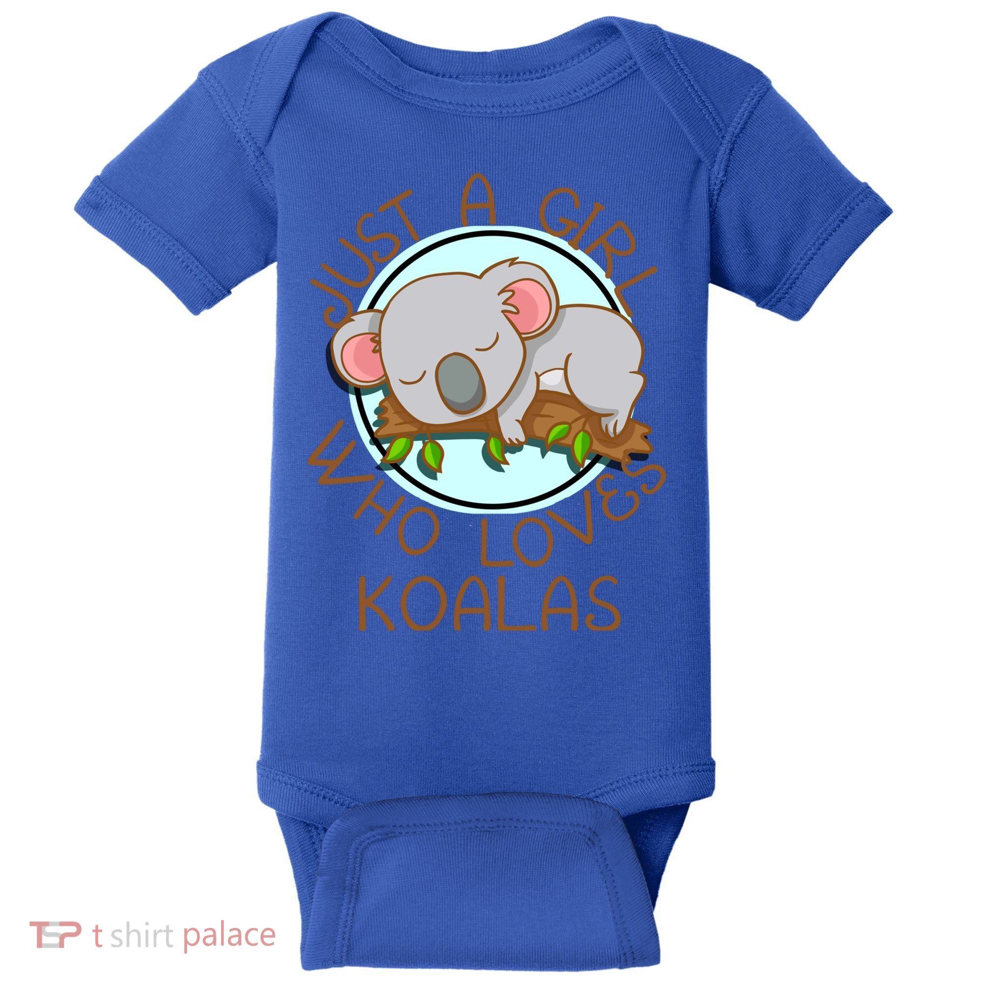 Just A Girl Who Loves Koala Bear Gift Baby Bodysuit
