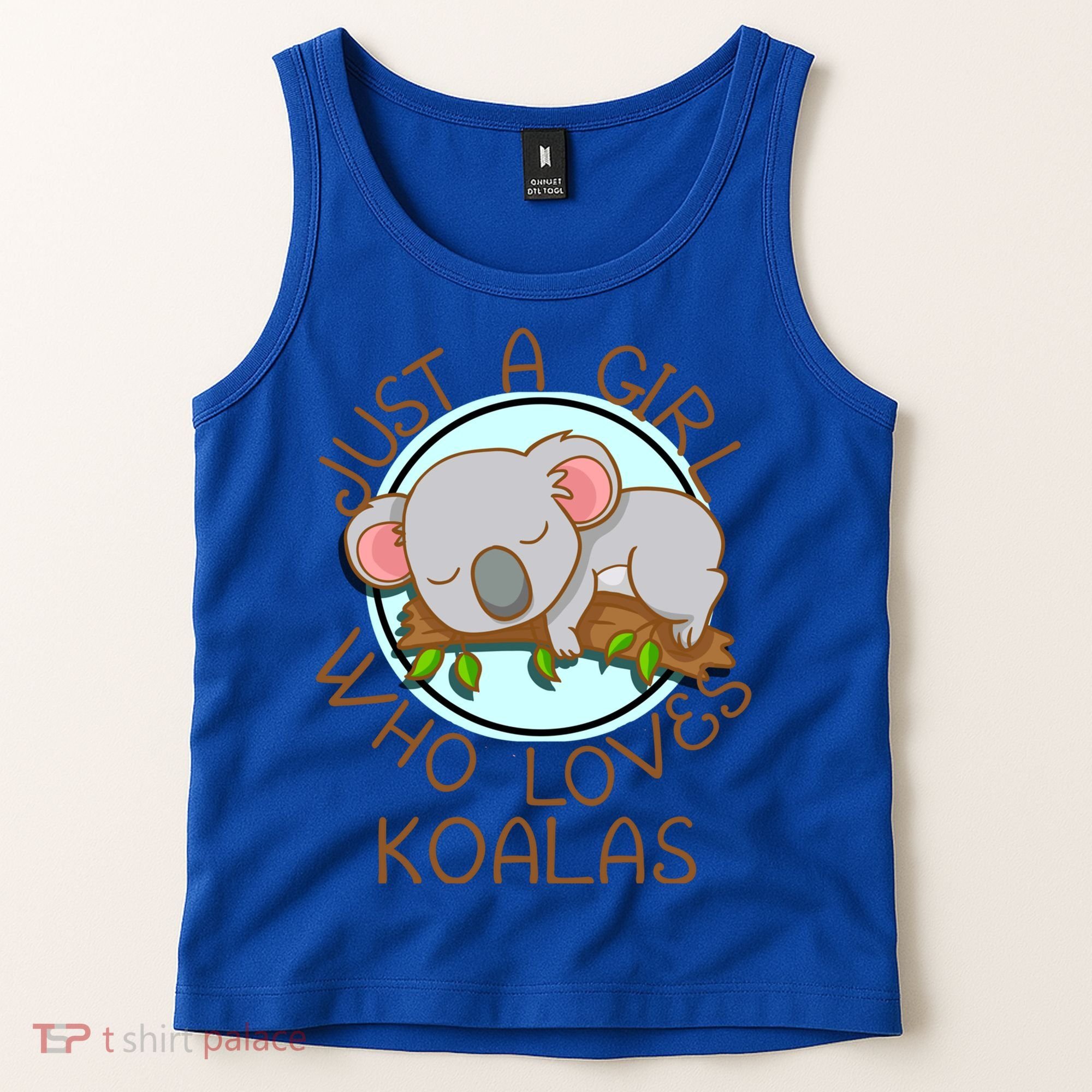 Just A Girl Who Loves Koala Bear Gift Tank Top