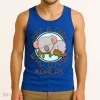 Just A Girl Who Loves Koala Bear Gift Tank Top thumb 3