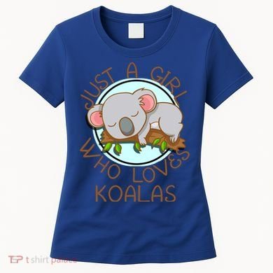 Just A Girl Who Loves Koala Bear Gift Women's T-Shirt