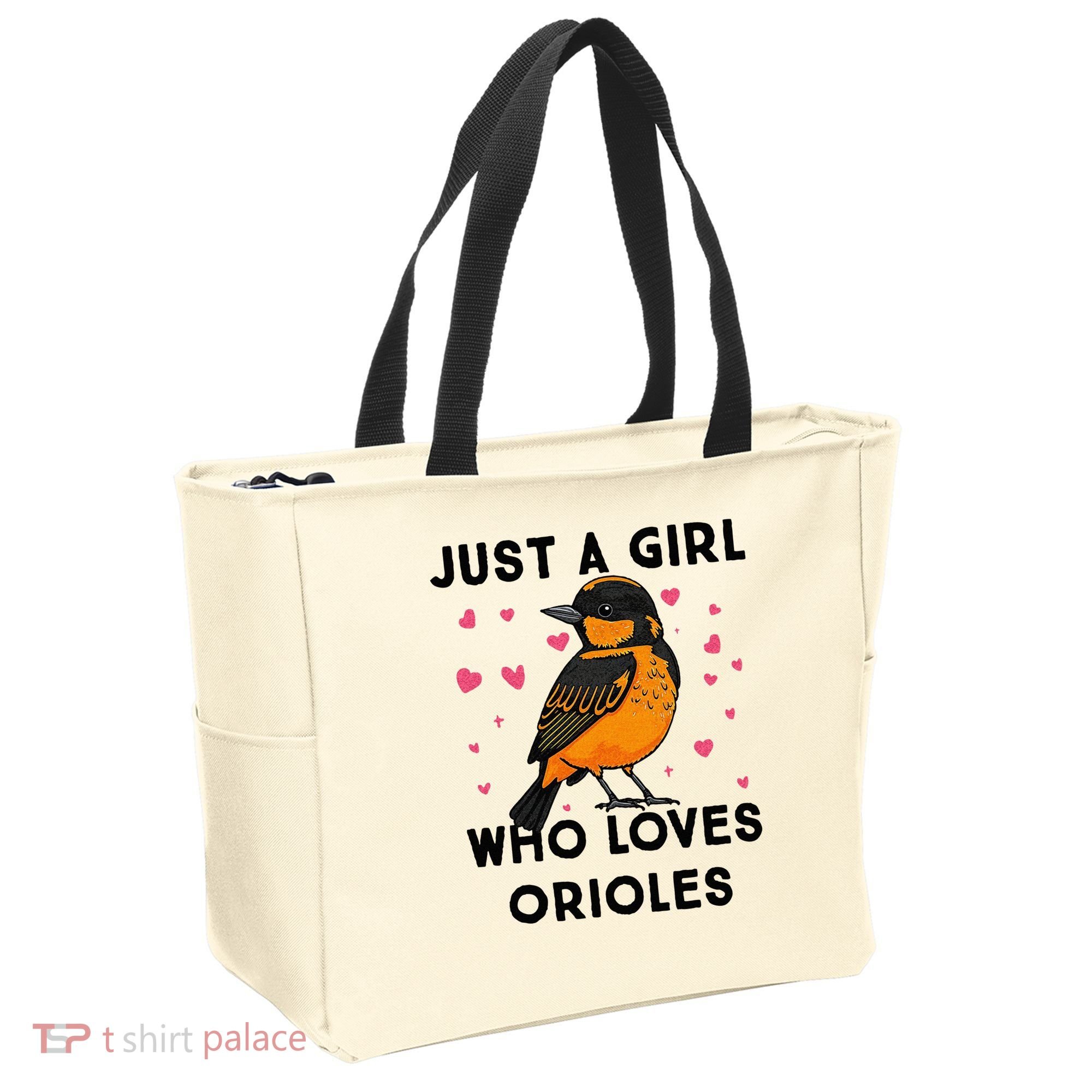Just A Girl Who Really Loves Orioles Tote Bag