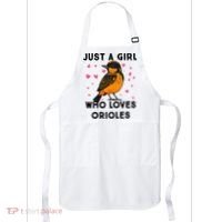 Just A Girl Who Really Loves Orioles Apron thumb 0