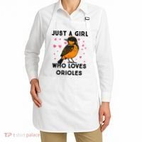 Just A Girl Who Really Loves Orioles Apron thumb 2