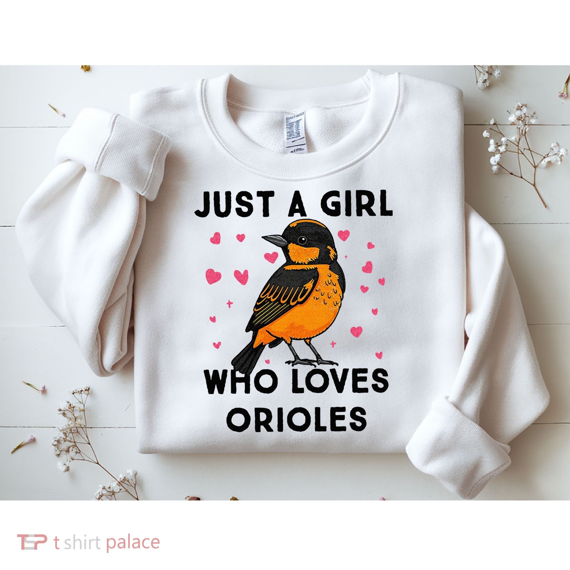 Just A Girl Who Really Loves Orioles Sweatshirt