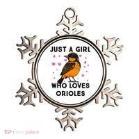 Just A Girl Who Really Loves Orioles Ornament thumb 0
