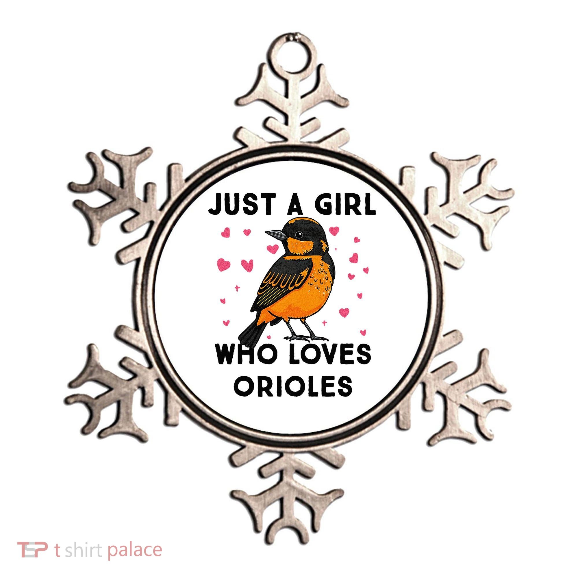 Just A Girl Who Really Loves Orioles Ornament