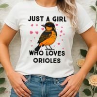 Just A Girl Who Really Loves Orioles Women's T-Shirt thumb 2