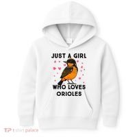 Just A Girl Who Really Loves Orioles Kids Hoodie thumb 0