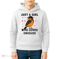 Just A Girl Who Really Loves Orioles Kids Hoodie thumb 4