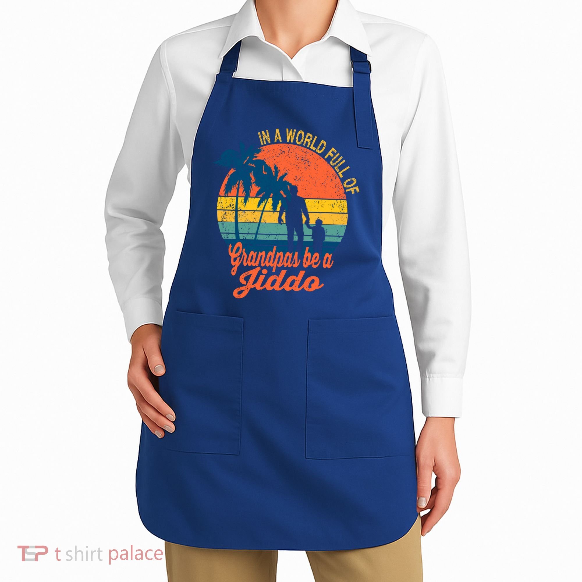 Jiddo Arab Grandfather Gift Arabic Grandpa Father's Day Gift Apron
