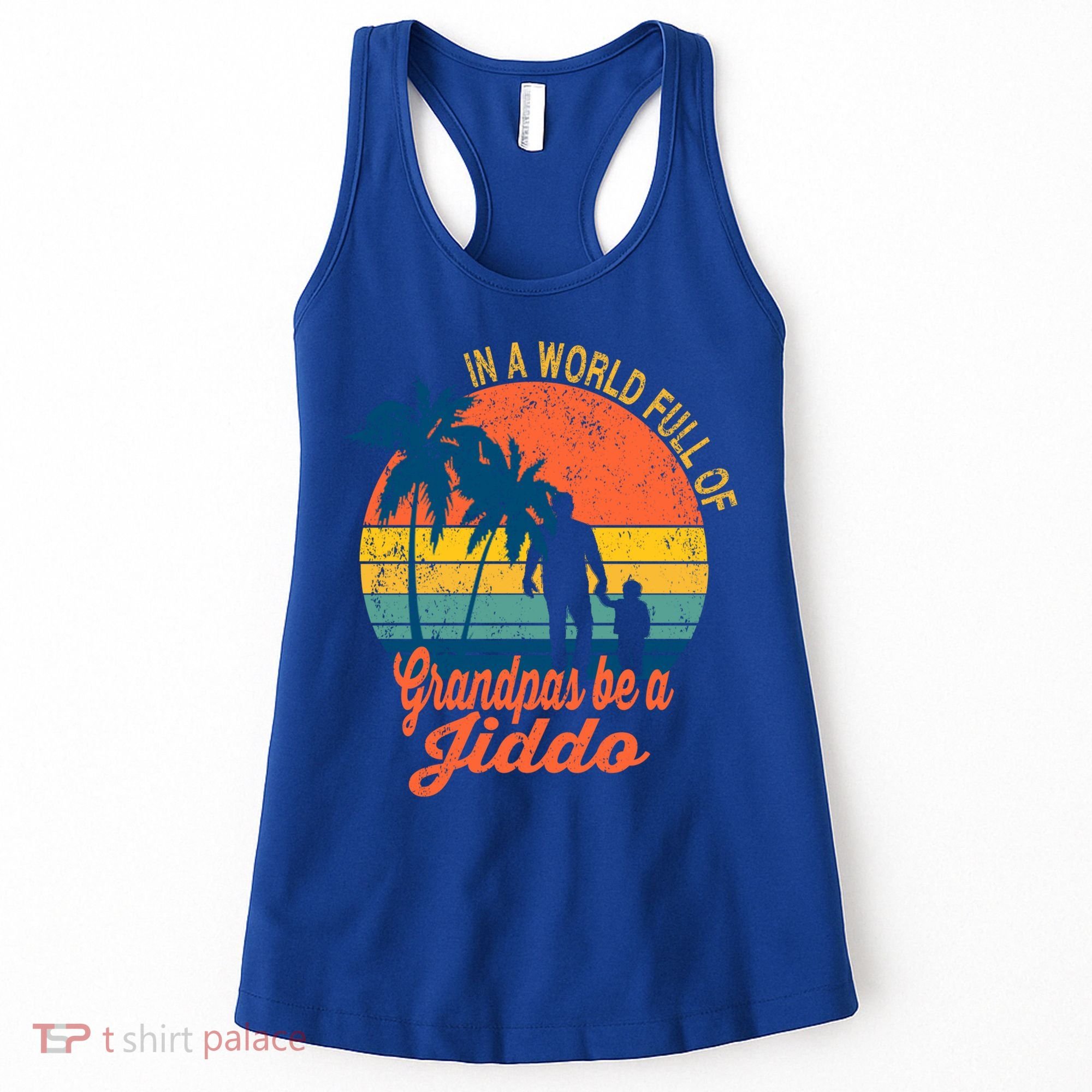 Jiddo Arab Grandfather Gift Arabic Grandpa Father's Day Gift Women's Tank Top