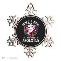 Just a Girl Who Loves Axolotls Cute Axolotl  Ornament thumb 0