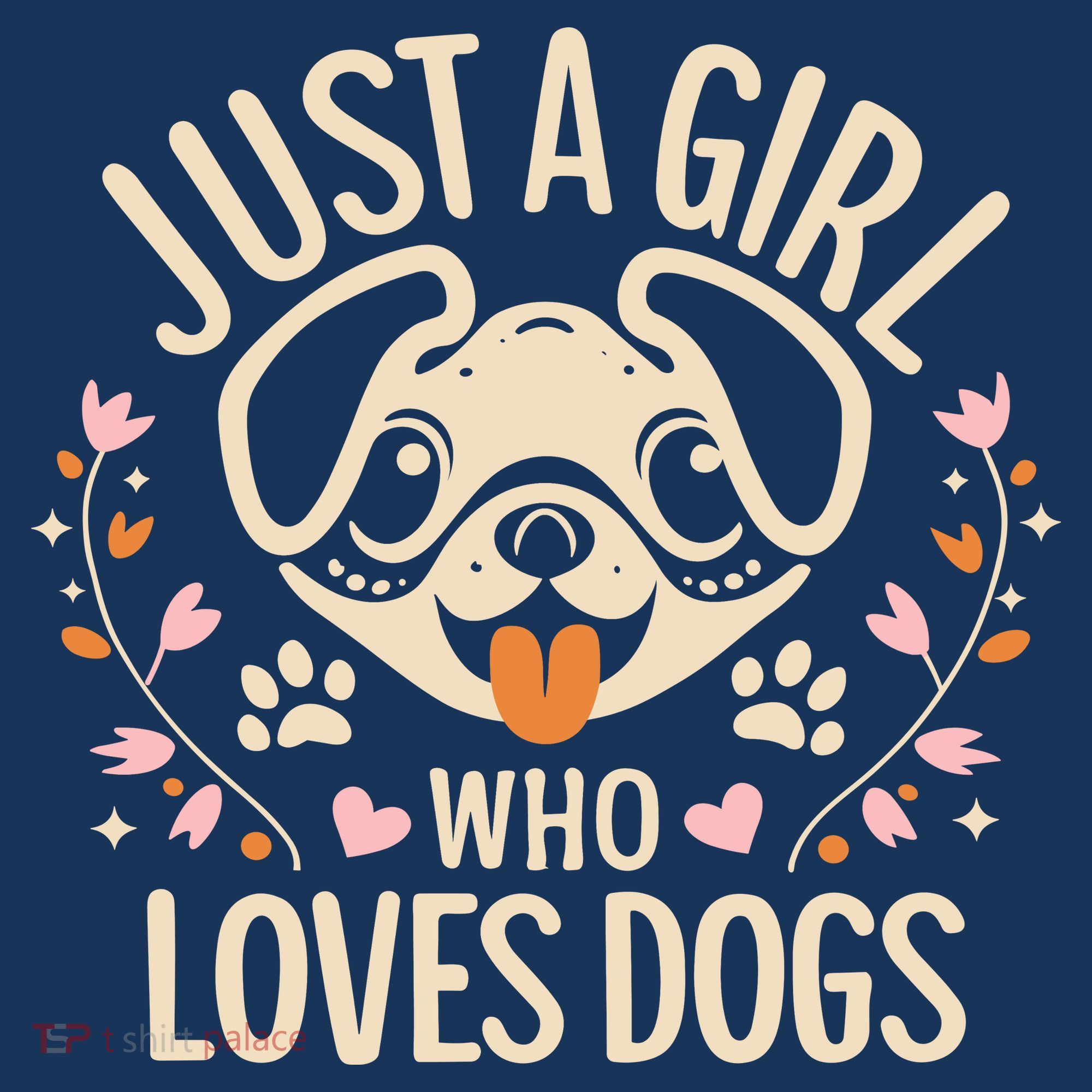 Just A Girl Who Loves Dogs Apron