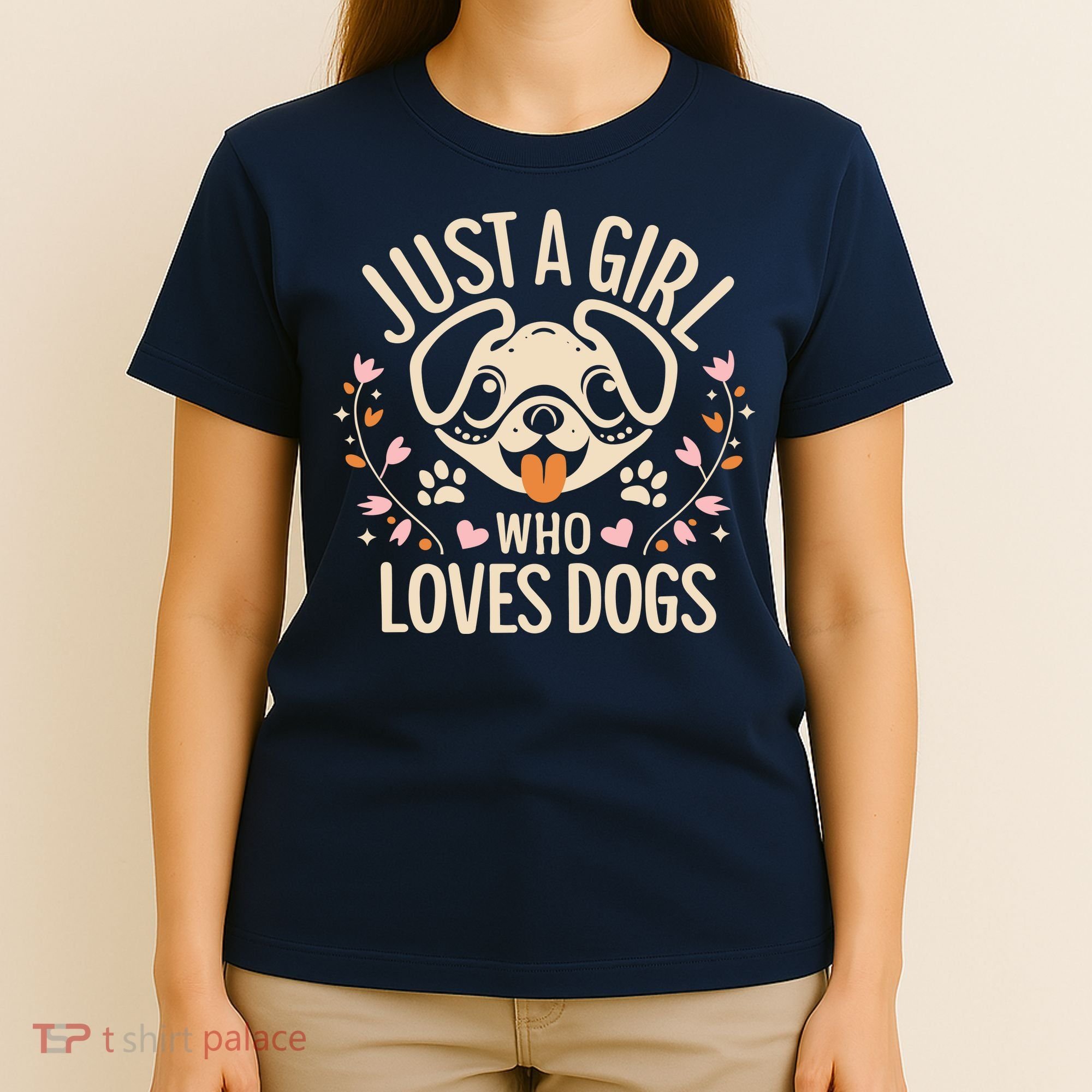 Just A Girl Who Loves Dogs T-Shirt