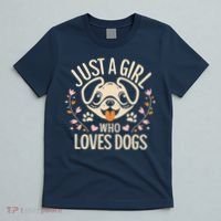 Just A Girl Who Loves Dogs T-Shirt thumb 5