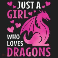 Just A Girl Who Loves Dragons  Beanie thumb 2