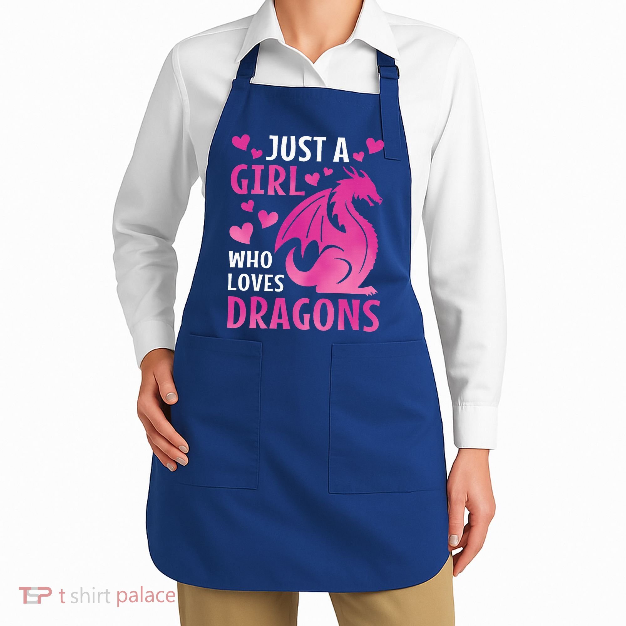 Just A Girl Who Loves Dragons  Apron
