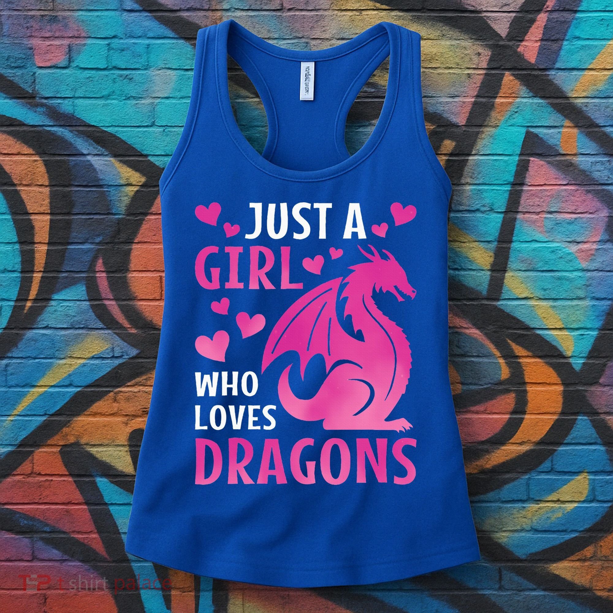 Just A Girl Who Loves Dragons  Women's Tank Top