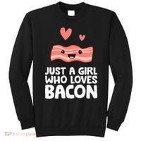 Just A Girl Who Loves Bacon Sweatshirt thumb 0
