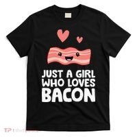 Just A Girl Who Loves Bacon T-Shirt thumb 0