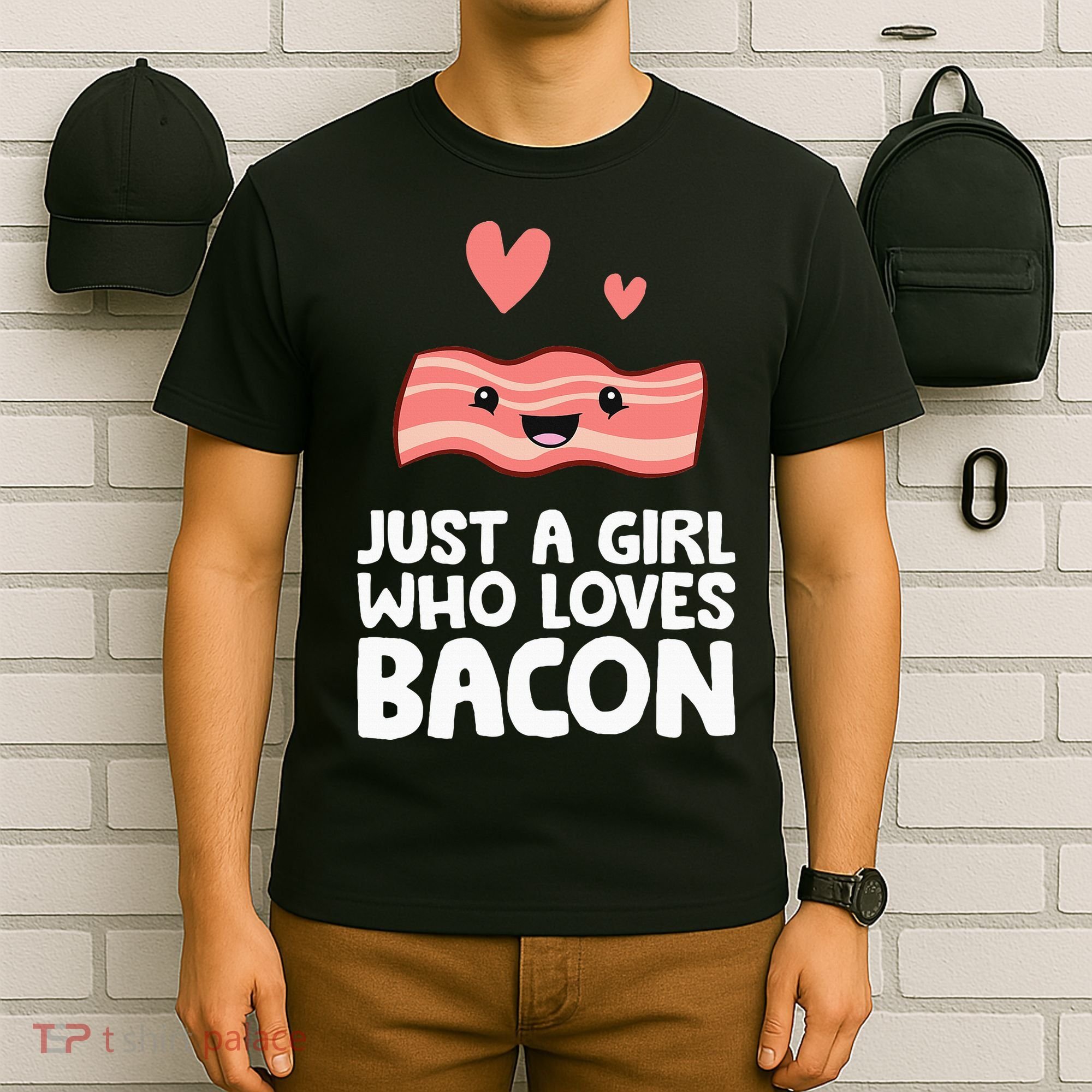 Just A Girl Who Loves Bacon T-Shirt